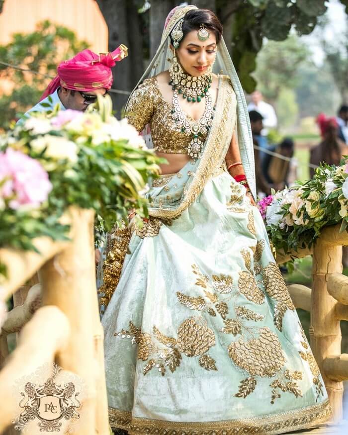 Opulent Real Brides In Pastel Colour Lehngas To Inspire You For Your D