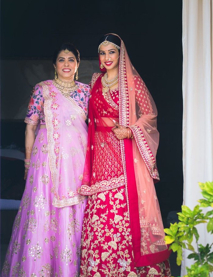 Amritsar Bride Wore Her Mother-In-Law's Red Wedding Lehenga – ShaadiWish