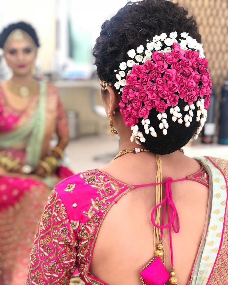 Artificial Mogra Gajra Hair Accessories for Bun Juda Long Hair Decoration  for Woman and Girls in Fashion for Wedding Marriage Function and Parties.