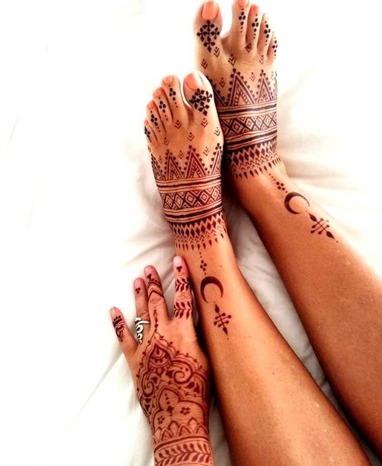 50 Timeless Allure of Henna Designs : Geometric Modern Elegance I Take You  | Wedding Readings | Wedding Ideas | Wedding Dresses | Wedding Theme