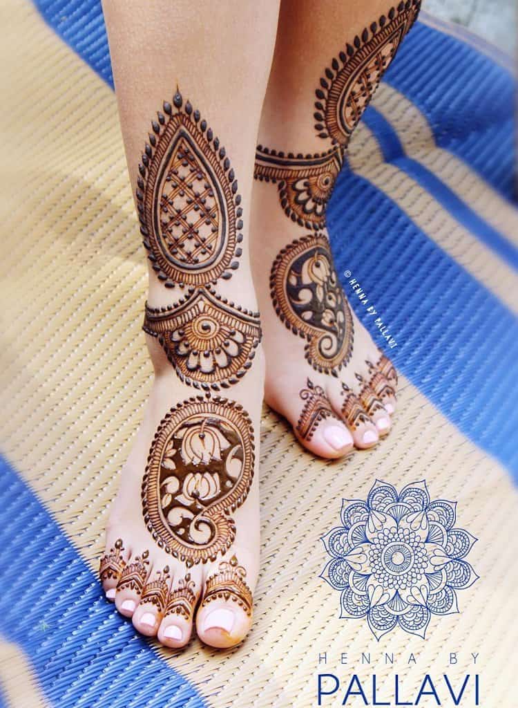 15 Leg and Foot Mehndi Patterns To Try This Wedding Season!