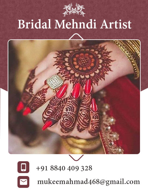 Top Bridal Mehndi Artist in Lucknow | Mehandi Artist For Wedding