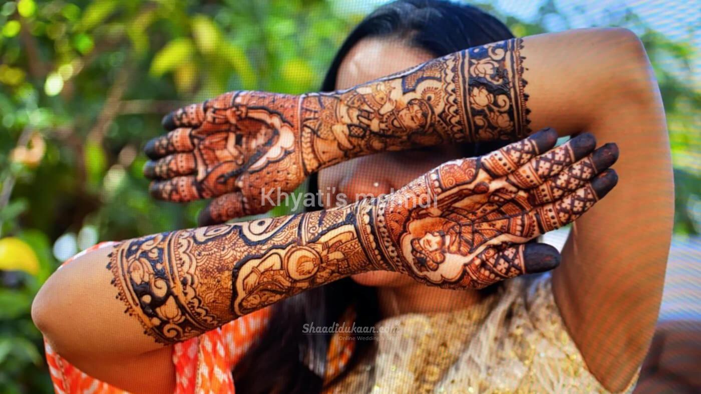 This Mehndi Artist offers free services to orphan, poor brides - Kashmir  Convener