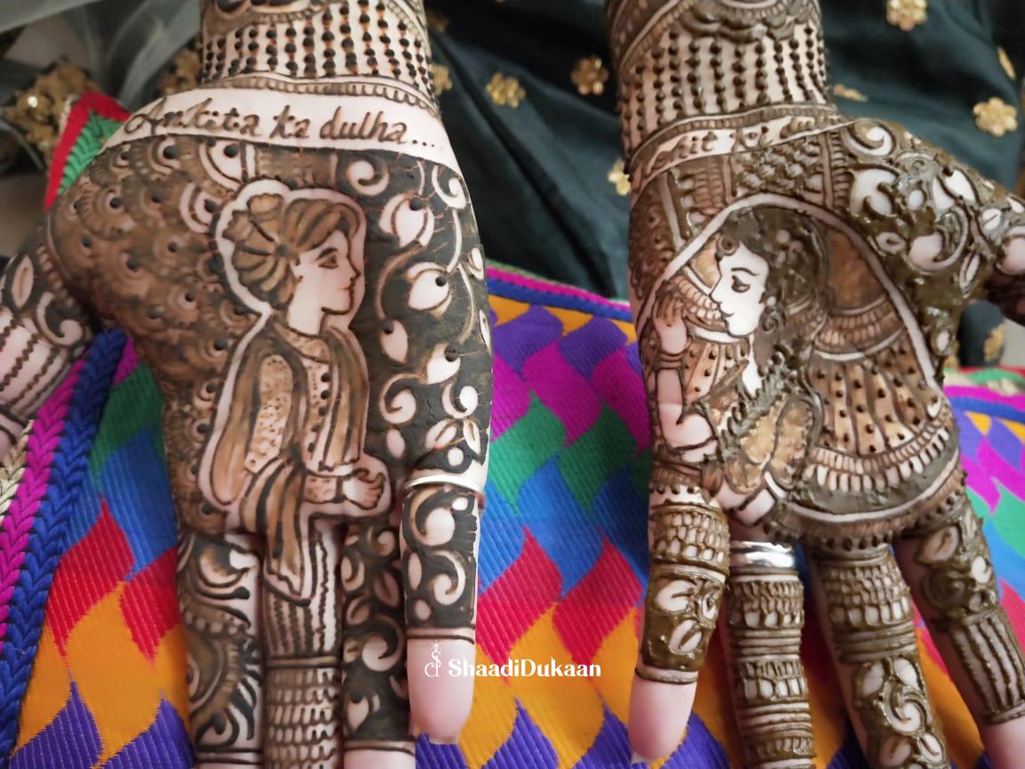 Bridal mehandi artist Kolkata @9804750035 | Hand henna, Henna hand tattoo,  Hand tattoos