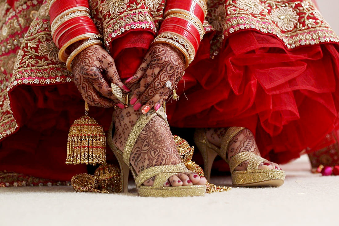 wedding footwear for bride