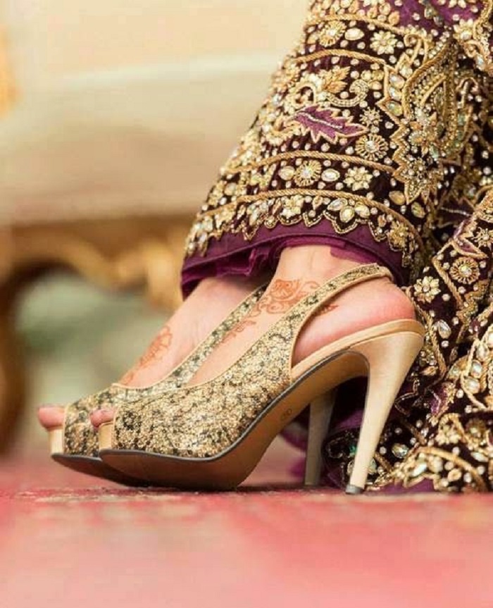 Women Wedding slippers Shoes Gold Summer OL High Heels Slides Ladies Office  Shoe Plus Size 32-
