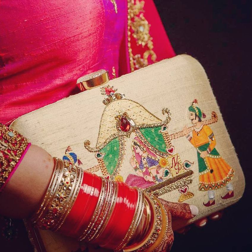 Handled Multicolor Bridal Handmade Designer Potli Batua Bag at Rs  1030/piece in New Delhi