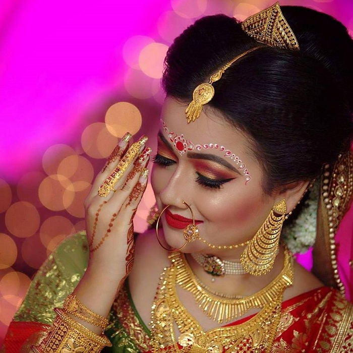 Bengali Bridal Makeup Photos Photos Of Beautiful Bengali Brides