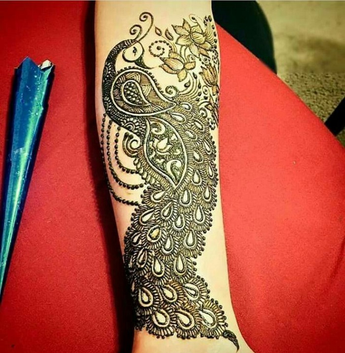 Feather henna - YouTube