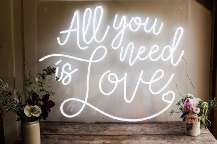 LED Signages wedding decor ideas Wordify and Ledify