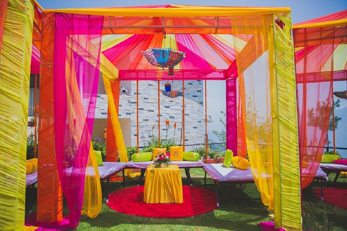 Simplistically Drooling Haldi Ceremony Décor Ideas.