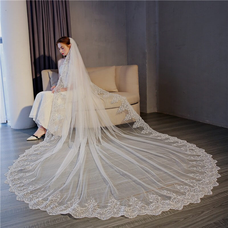 Elegant Christian Bridal Veil Designs For The Special Day!