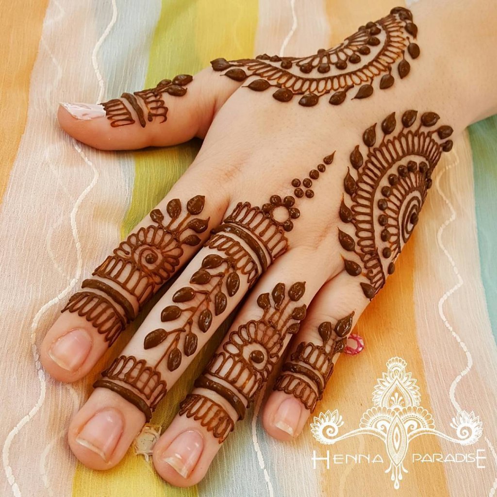 Arabic Mehendi Designs For Bride