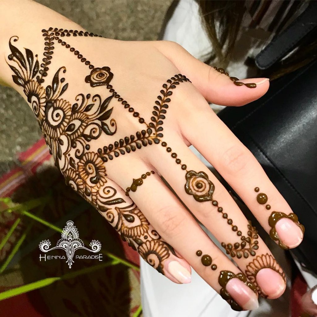 Mehndi hand hi-res stock photography and images - Alamy