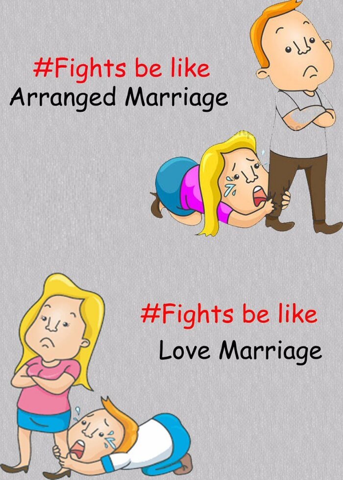 Love Vs Arranged Marriage War Perfectly Explained Through Memes