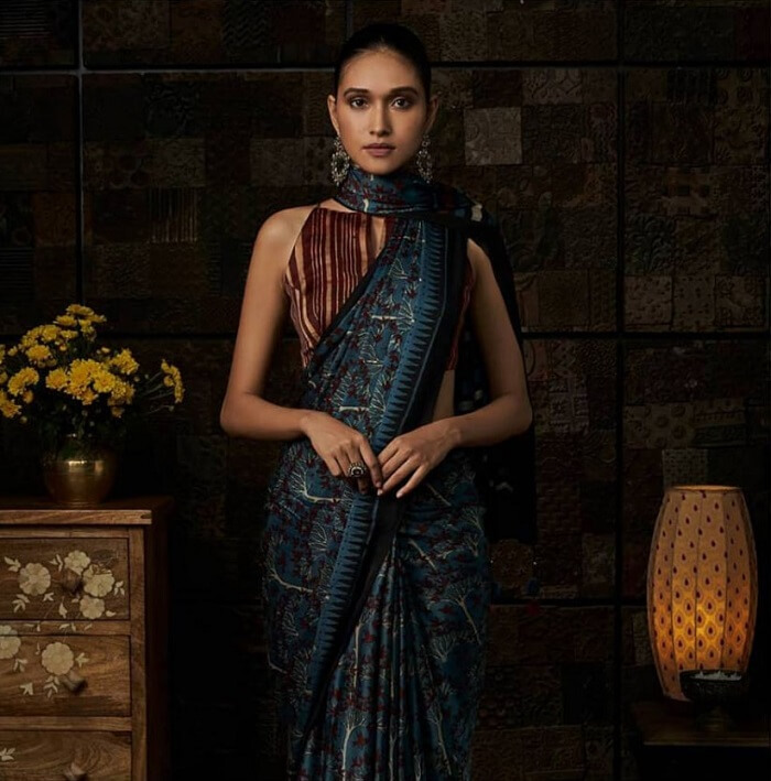Explore Chic Everyday Wear Saree  Different Types Of Saree Draping - Khatu  Designs