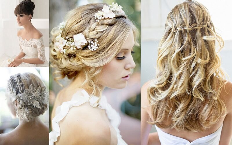 Gorgeous Wedding Hairstyles For The Elegant Bride  Peinados boda pelo  largo Peinados con coleta Peinado de novia recogidos