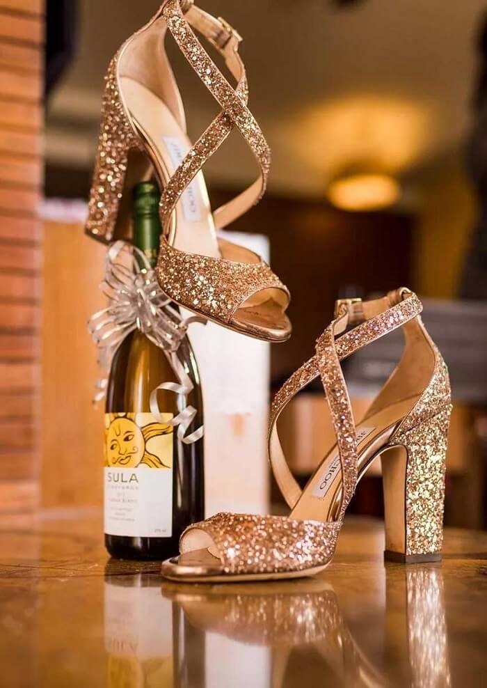 55 Recomended Golden indian bridal sandals high heels for Thanksgiving Day