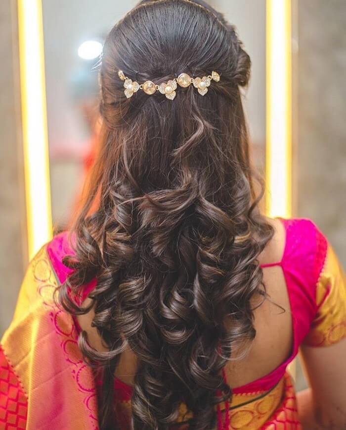 15 Stunning Wedding Hairstyles for Curly Hair | Venuebookingz Blog