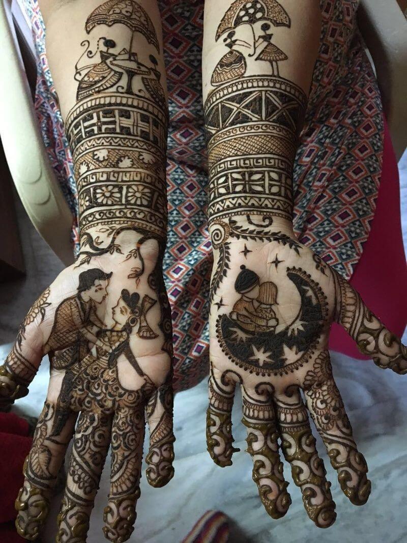 Karwa Chauth Mehndi design 2021: सुंदरता में चार चांद लगाएंगे मेहंदी के ये  लेटेस्ट डिजाइन, इस करवा चौथ करें ट्राई - karwa chauth mehndi designs 2021  full hand henna arabic style tlif - AajTak