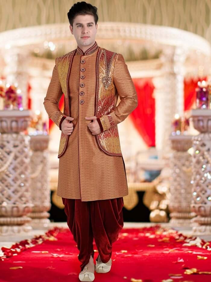 Different types of outlet sherwani designs