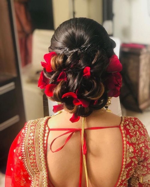 53 Best Indian Hairstyles You Must Try In 2023 | Indian hairstyles, Indian  wedding hairstyles, Medium length hair styles