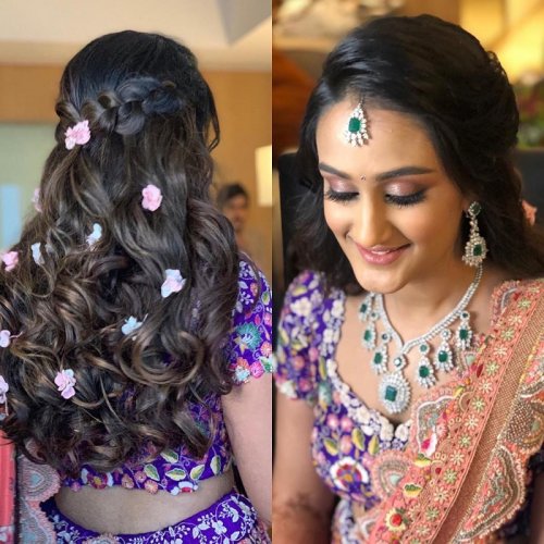 Wedding Reception Hairstyles Trending In Indian Weddings | Reception  hairstyles, Wedding reception hairstyles, Medium length hair styles