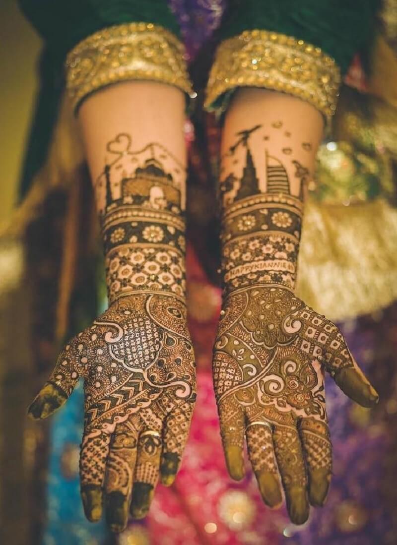 Quirky New Mehendi Designs That Made Us Swoon This Wedding Season - Witty  Vows