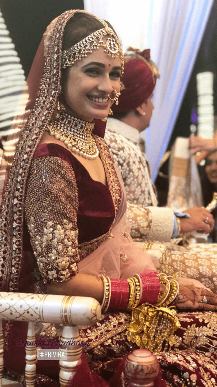 Elegant Pakistani Bridal Maroon Lehenga Dress Online 2021 – Nameera by  Farooq