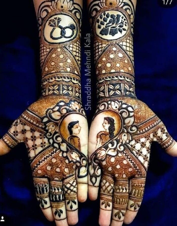 Top 31 Dainty Engagement Mehndi Designs For Bride