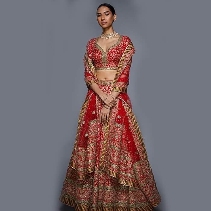 floral paisley lehenga by ritu kumar 1