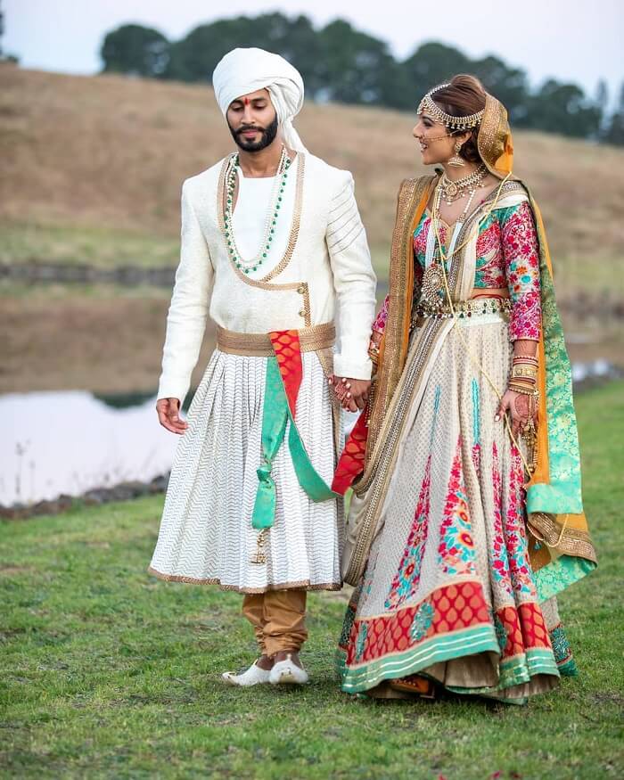 Attractive Wedding Dress Code Ideas For Haldi Sangeet Wedding And Reception Function 6811