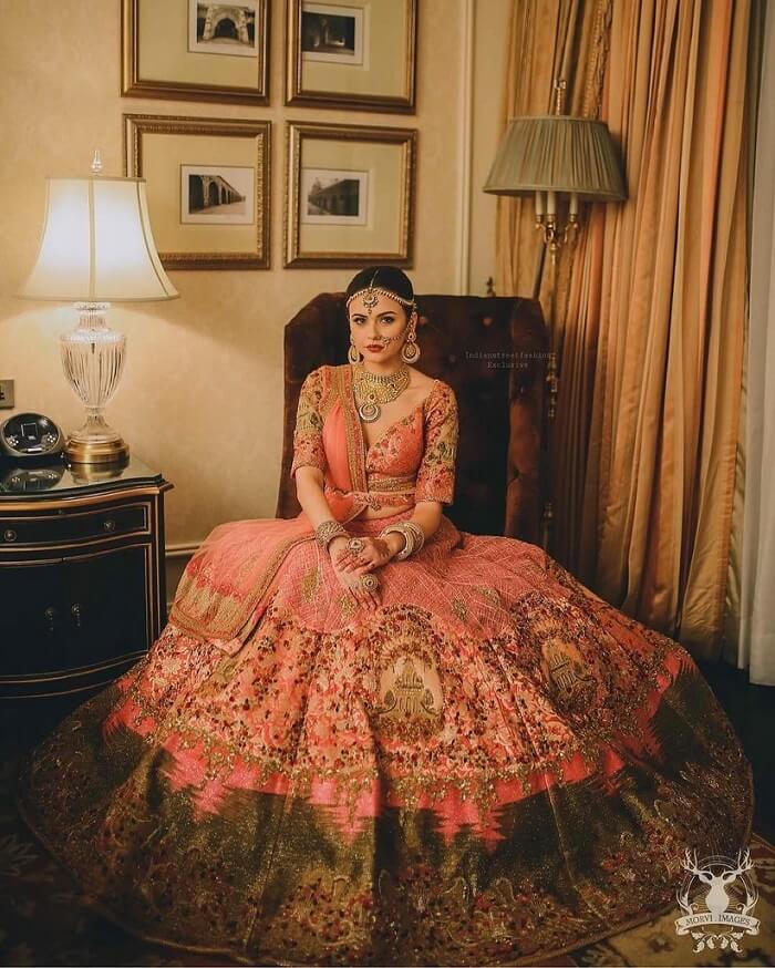 Spellbinding Belted Lehengas for Brides and Bridesmaids