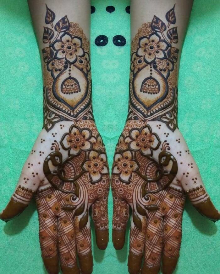 Hariyali teej 2022 mehndi design simple bridal full hand mehndi design easy  | Hariyali Teej 2022 Mehndi Designs: हरियाली तीज पर लगाएं ये मेहंदी डिजाइन,  आसाम और सिंपल मेहंदी से रचाएं अपने