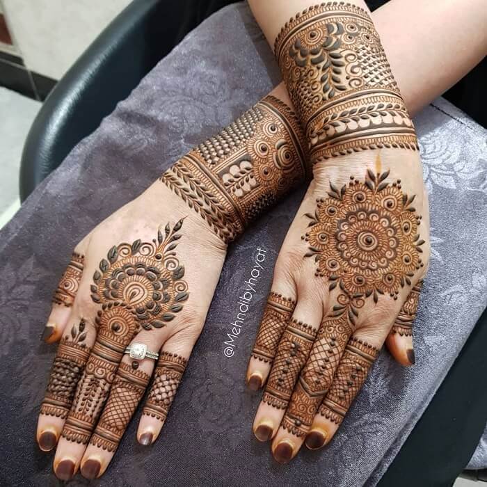 Rajasthani Mehndi design. There are numerous Mehndi designs from… | by  Rinku Mehandi Artist | Medium