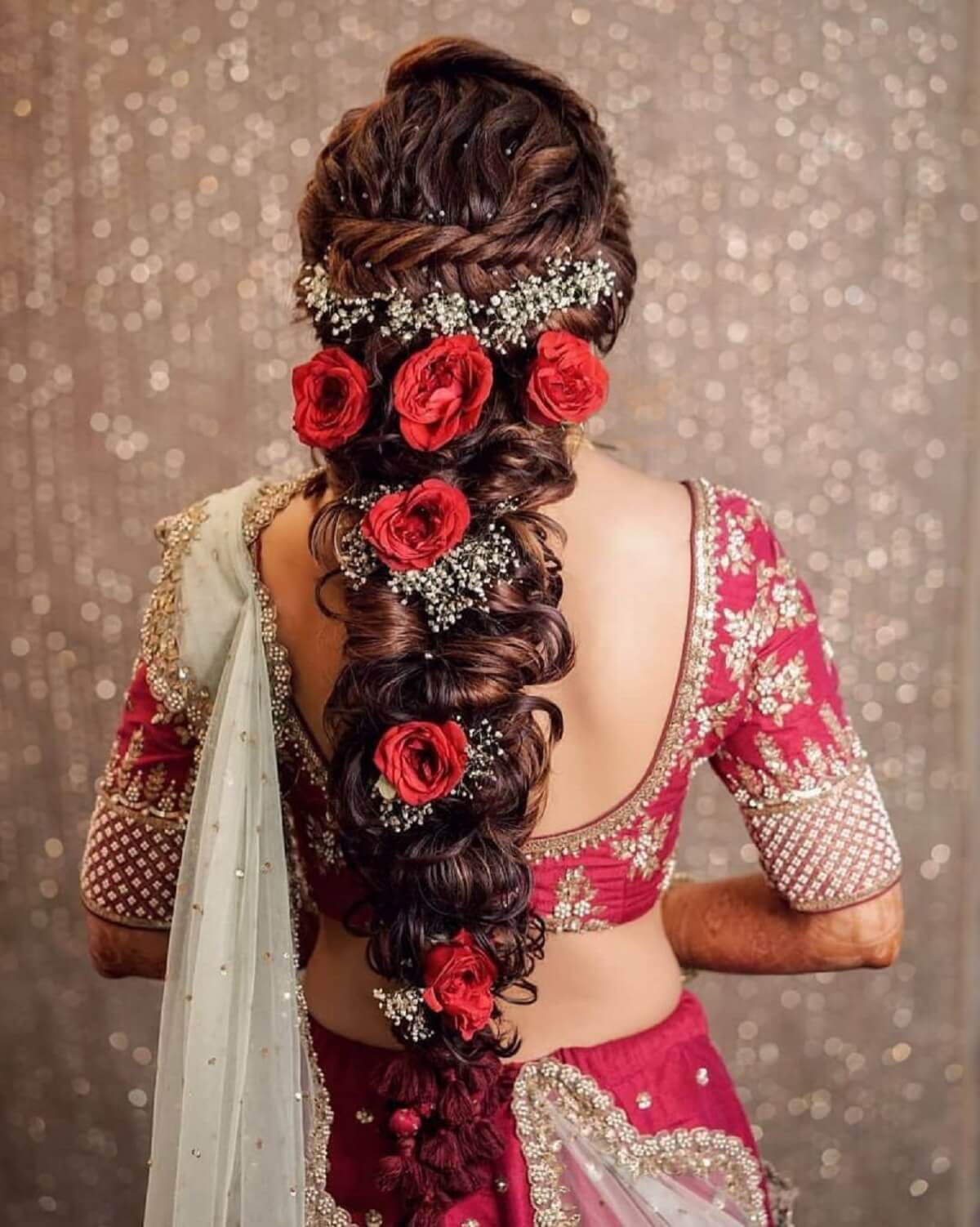 bridal hair accessories flowers