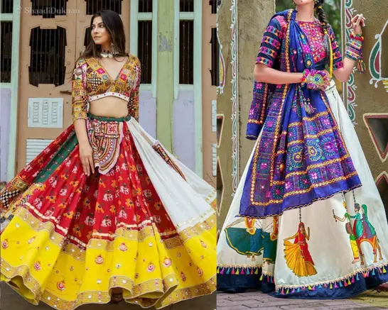 Multi Color Cotton Digital Printed Fancy Navratri Chaniya Choli – Gunj  Fashion