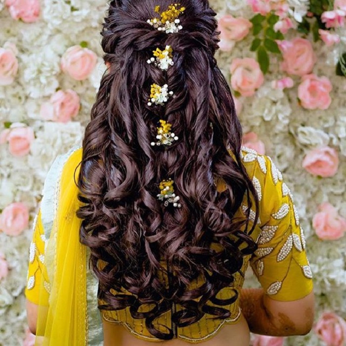 Latest advance hairstyles for wedding #open hairstyle #indian hair style  #trending #transformation #wedding #weddinghairstylist #hairtu... |  Instagram