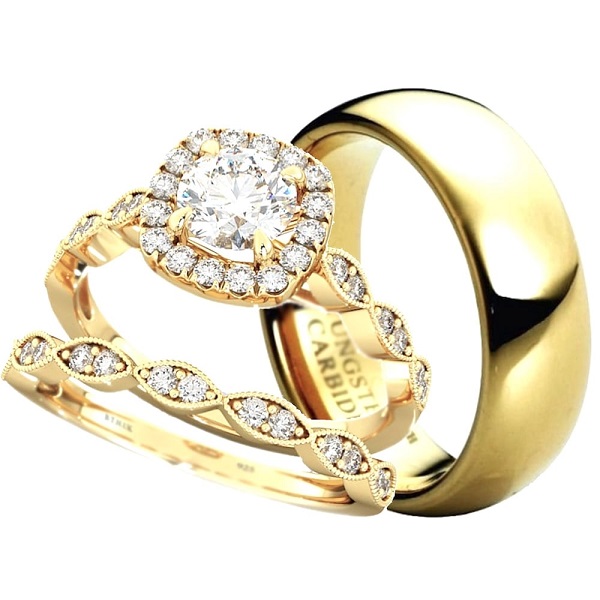 30 Stunning Gold Engagement Ring Designs For Couple 2072