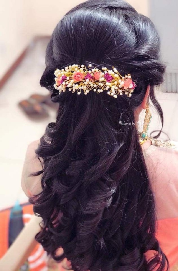 Fresh flowers for hair on sale accessories