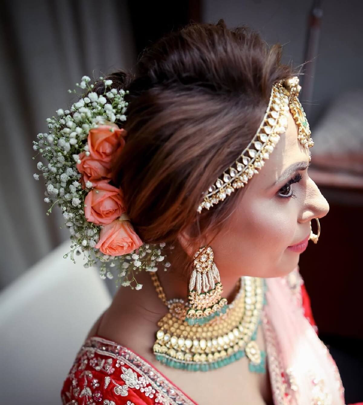 Pin by Kiru Sha on Hair and designer | Wedding blouse designs, South indian wedding  hairstyles, Indian bridal lehenga