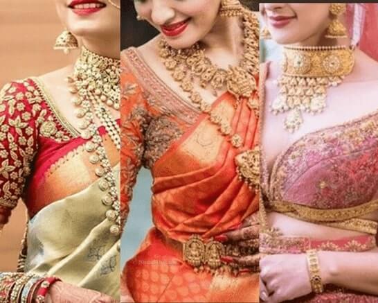 Bridal Lehenga Blouse Designs For Brides 2023  Long gown design, Bridal  lehenga blouse design, Half saree
