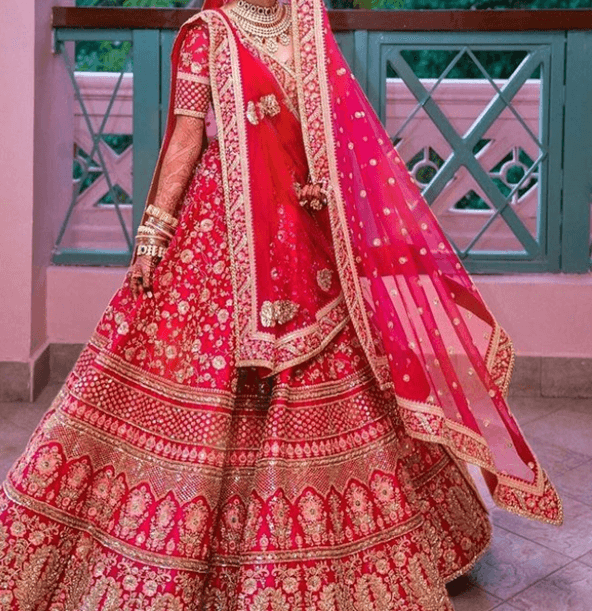 It's the divine beauty of the fabric, the royal embroidery and the  beautiful colours… | Latest bridal lehenga designs, Designer lehenga choli,  Latest bridal lehenga