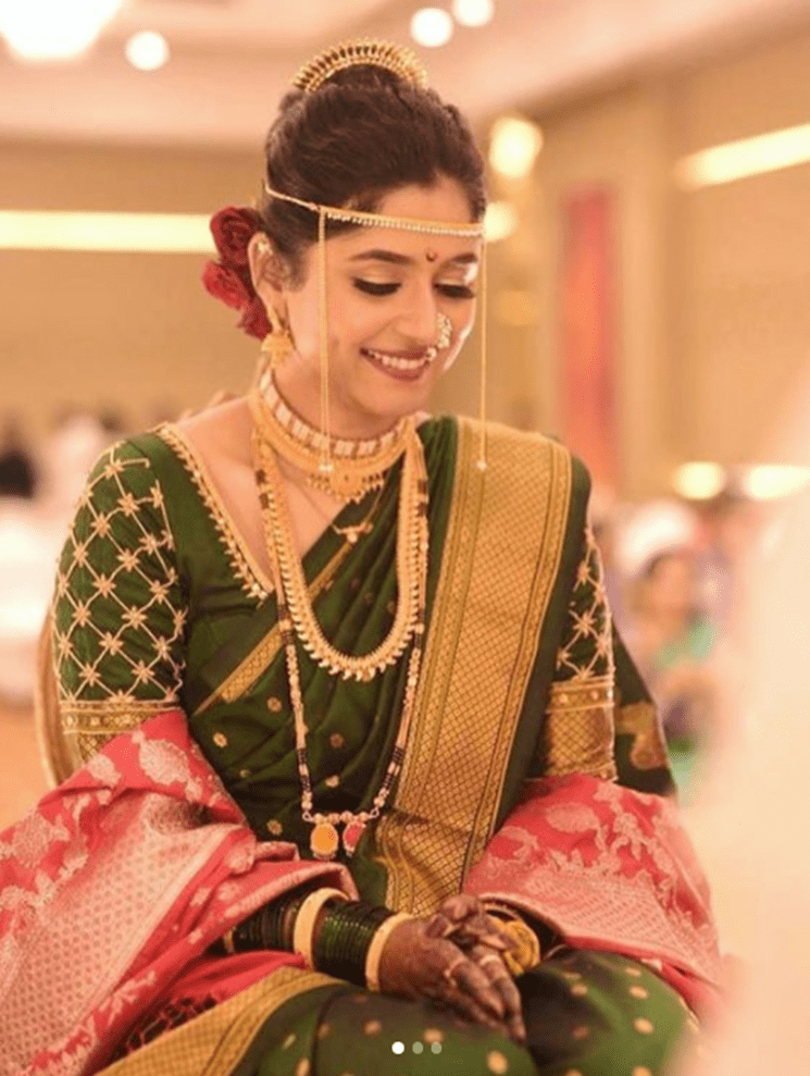 marathi bride navari