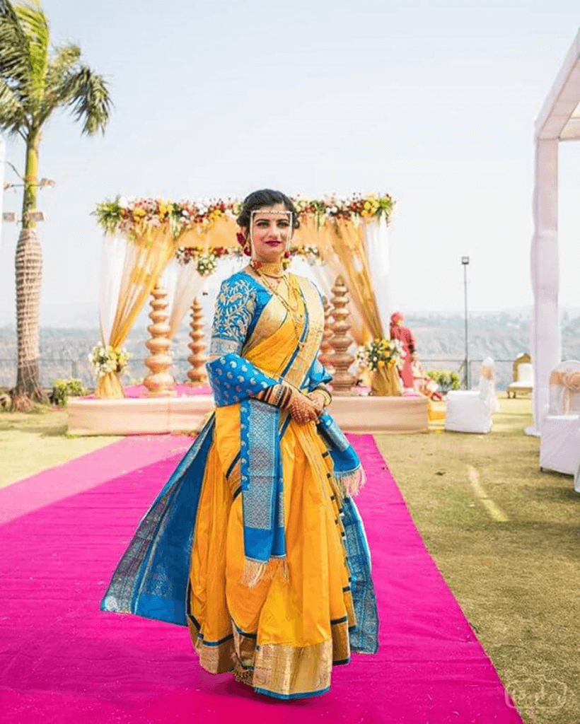 Modern Marathi Wedding With An Offbeat, Sunshine Yellow Bride | WedMeGood