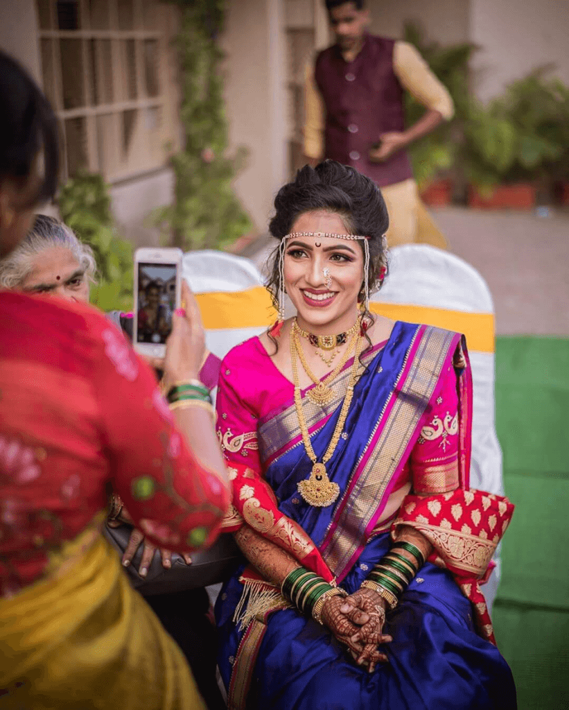 marathi bride navari