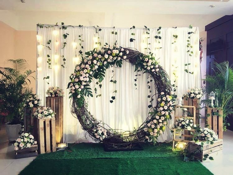 Floral Wreath Décor Ideas To Glamourize Your Weddings