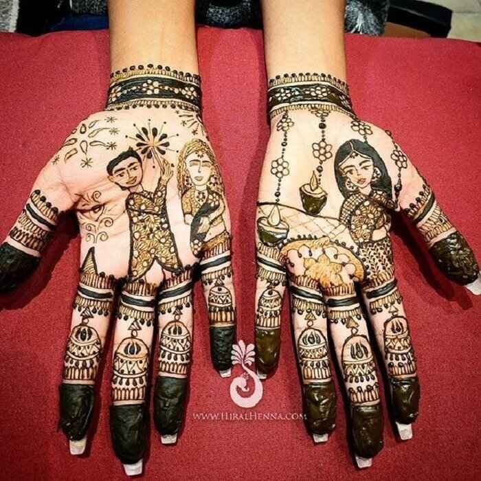 Diwali 2021 Mehendi Design Ideas: These 5 Easy Henna Designs Will Add A  Charm To Your Festive Look | Diwali 2021 Latest Mehendi Desings