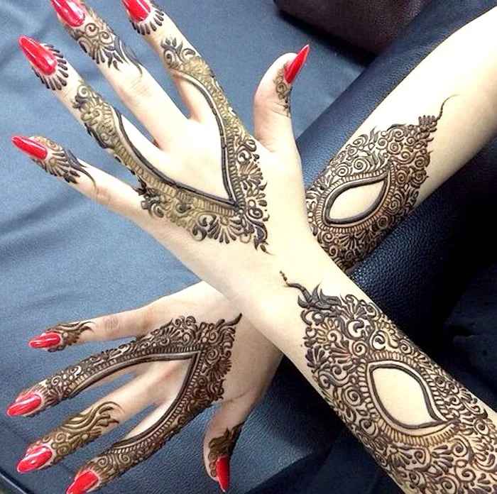 Arabic Mehndi Designs 😍 Images • 𝓶𝓾𝓼𝓾 (@saiyadmuskan65) on ShareChat