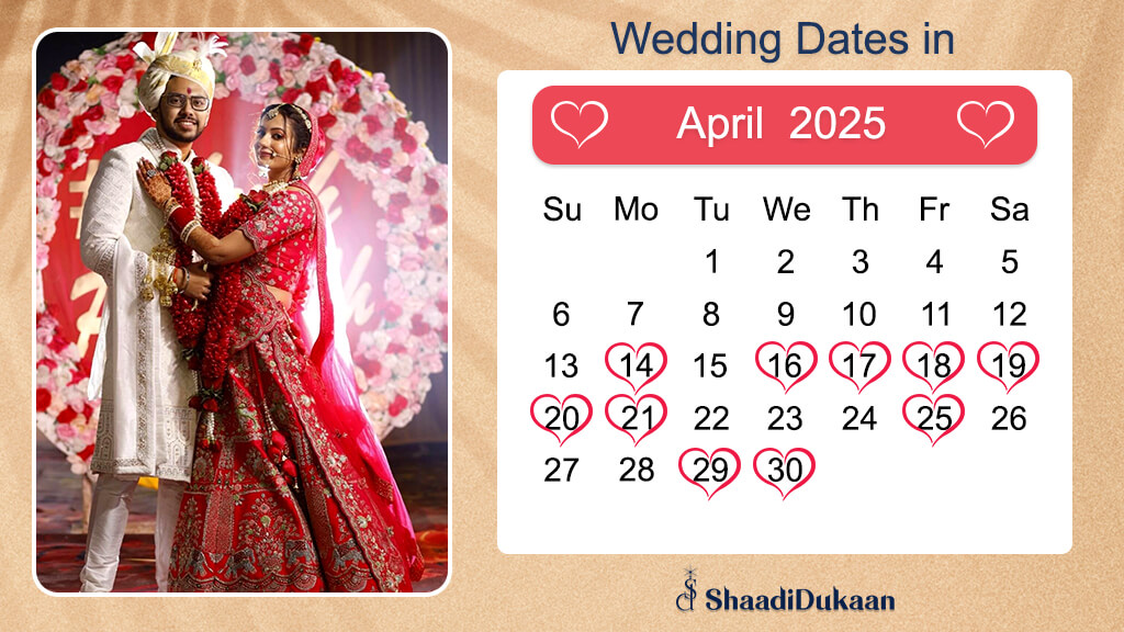 Auspicious Hindu Wedding Dates in 2025